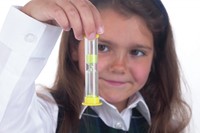 Tickit Mini-Zandloper 3 Minuten Geel-2