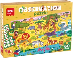 APLI - Junior Jungle Observeerpuzzel (60 stuks)