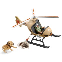 Schleich Wild Life Helikopter dierenredding