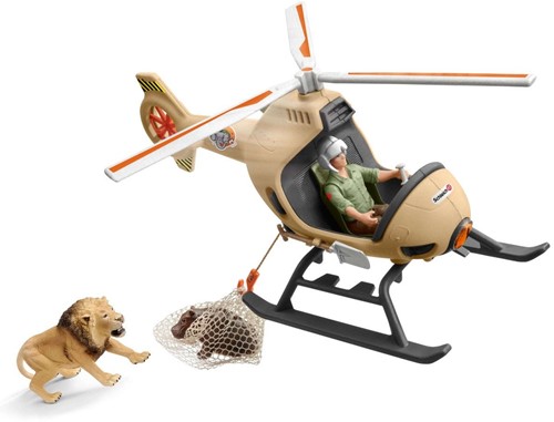 Schleich Wild Life Helikopter dierenredding