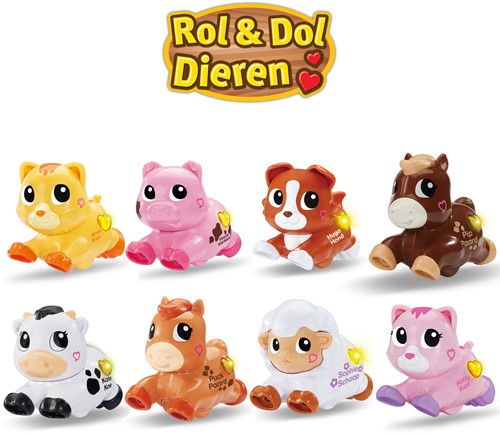 Vtech - RDD - Rol & Dol Dieren Assortiment