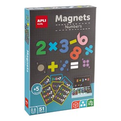 APLI - Spel Magnetisch Nummers 51 stuks