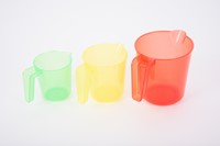 Tickit Doorschijnende Gekleurde Nestkannen - Pk3-3