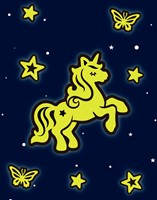 APLI - 1 Vel Stickers Glow In The Dark Eenhoorn-2