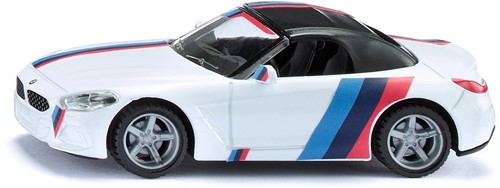Siku BMW Z4 M40i 1:50 metaal/kunststof wit speelgoedauto voor kinderen verwijderbare wielen incl. stickervel met stickers in M-design-2