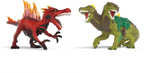 Schleich Eldradror® Creatures Fire saurian vs. Jungle lizard