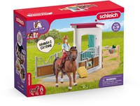 Schleich Horse Club Horsebox With Hannah & Cayenne-3