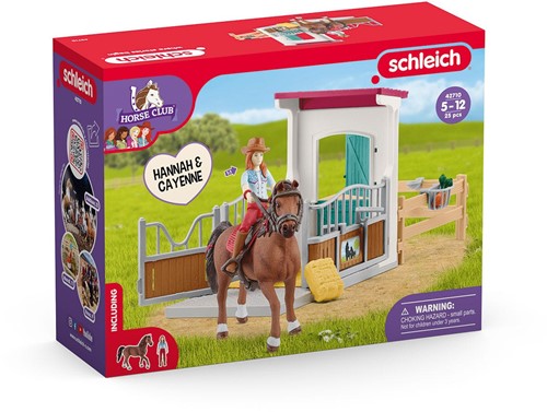 Schleich Horse Club Horsebox With Hannah & Cayenne-3