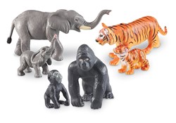 Learning Resources - Jumbo Jungle Animals - Mommas And Babies