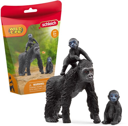 Schleich Wild Life Gorilla Family-2