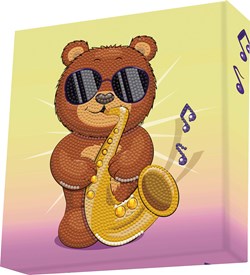 Diamond Dotz - Sax Bear