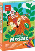 APLI - Dieren Mozaïek Schuimrubber (4 kaarten, 10 foam)