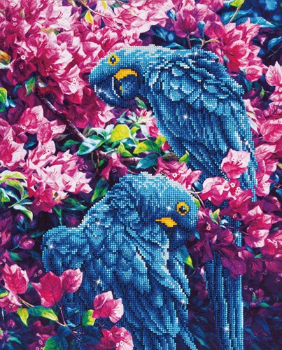 Diamond Dotz - Blue Parrots