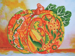 Diamond Dotz - Autumn Pumpkin Amber Sparkle