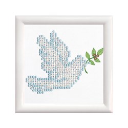 Diamond Dotz - Dove Of Peace Dd Kit With Frame