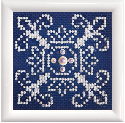 Diamond Dotz - White On Blue Dd Kit With Frame