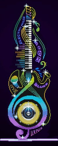 Diamond Dotz - Guitar Icon