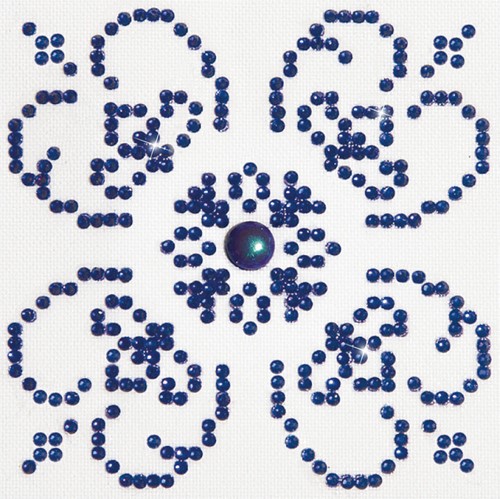 Diamond Dotz - Blue On White