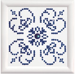 Diamond Dotz - Blue On White Dd Kit With Frame