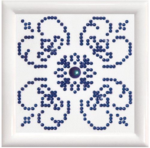 Diamond Dotz - Blue On White Dd Kit With Frame