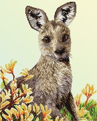 Diamond Dotz - Kangaroo & Kangaroo Paw