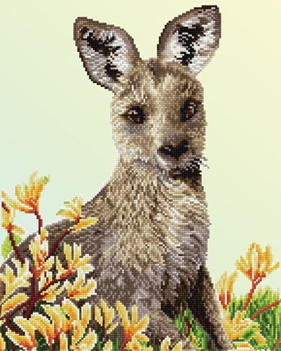 Diamond Dotz - Kangaroo & Kangaroo Paw