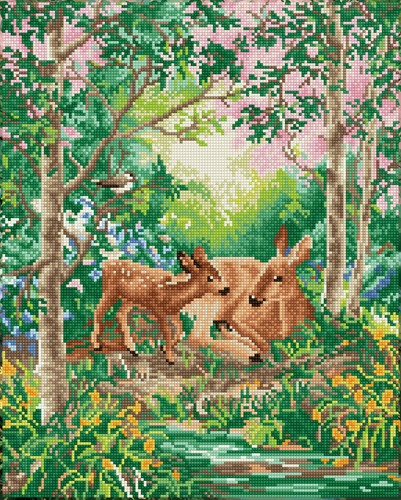 Diamond Dotz - Doe & Her Fawn