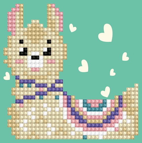Diamond Dotz - Llama Heart