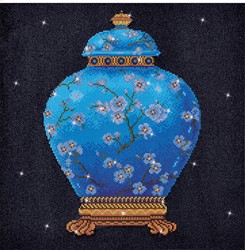 Diamond Dotz - Blue Vase