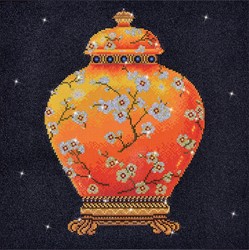 Diamond Dotz - Red Vase