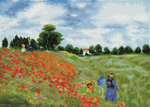 Diamond Dotz - Poppy Fields (Après Monet)