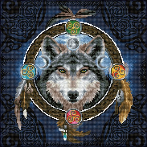 Diamond Dotz - Celtic Wolf Guide