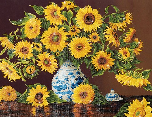 Diamond Dotz - Sunflowers In A China Vase