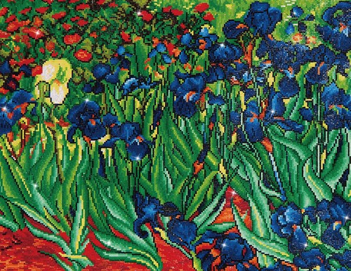 Diamond Dotz - Irises (Van Gogh)