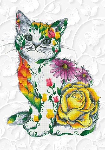 Diamond Dotz - Flower Puss
