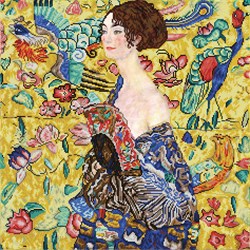 Diamond Dotz - Lady With Fan (Après Klimt)