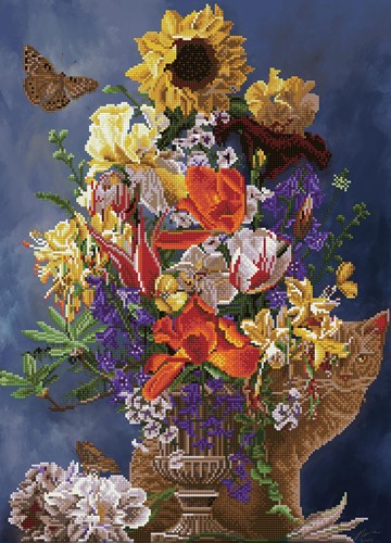 Diamond Dotz - Garden In Gold
