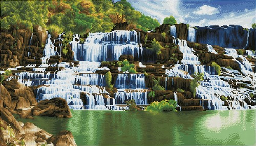 Diamond Dotz - Pongour Waterfall