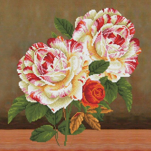 Diamond Dotz - Camellia & Rose Bouquet