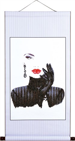 Diamond Dotz - Lady In Black Scroll