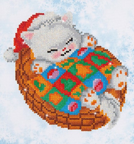 Diamond Dotz - Snug Christmas Kitty
