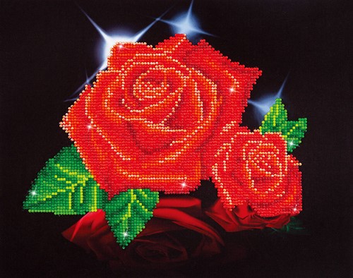 Diamond Dotz - Red Rose Sparkle