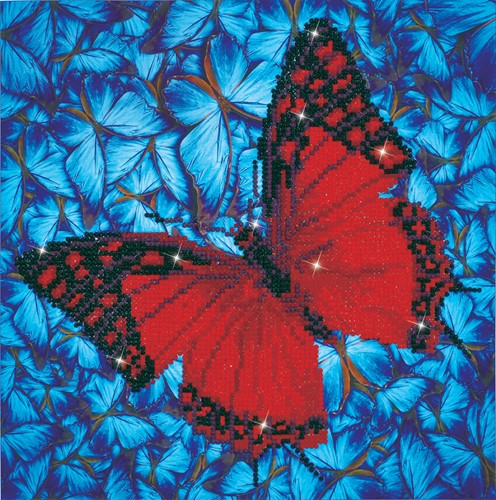 Diamond Dotz - Flutterby Red