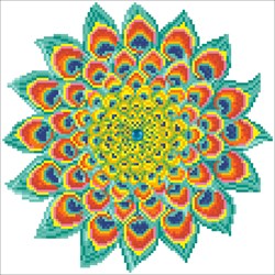 Diamond Dotz - Peacock Mandala