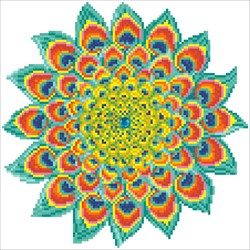 Diamond Dotz - Peacock Mandala