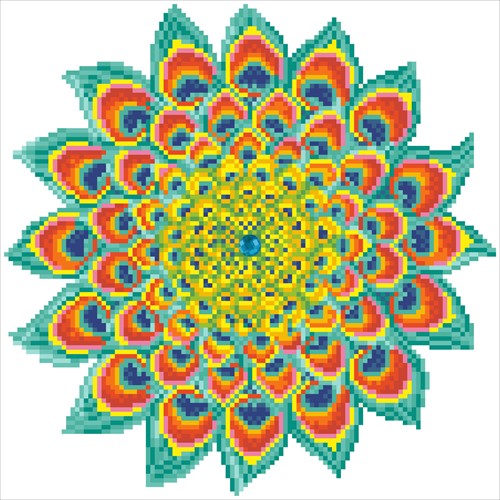 Diamond Dotz - Peacock Mandala