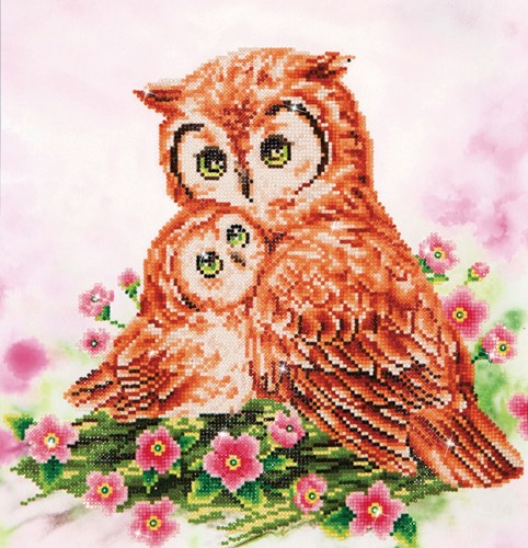 Diamond Dotz - Mother & Baby Owl