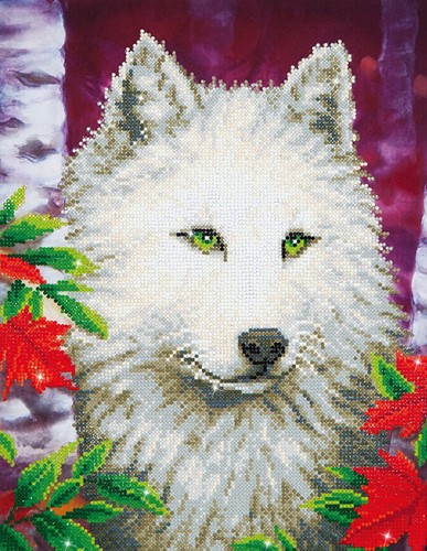 Diamond Dotz - White Wolf