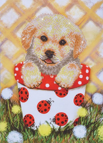 Diamond Dotz - Pup In Pot