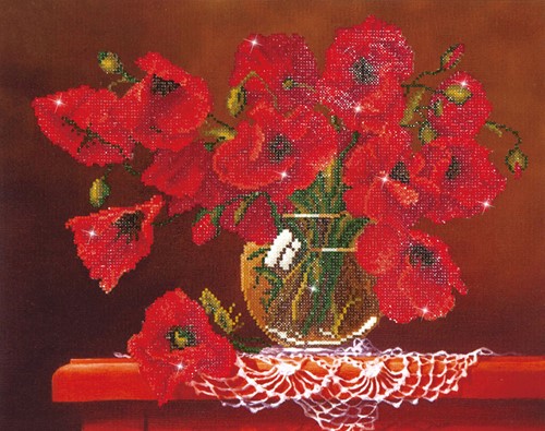 Diamond Dotz - Red Poppies